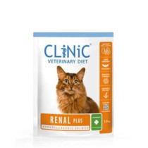 Clinic cat renal plus salmon 1,5 kg
